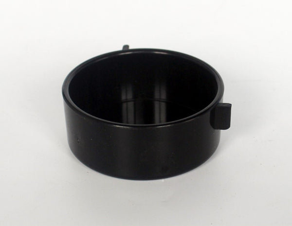 Abu I Pet Reptile Feeder Food and Water Dish Small Round Black plastic bowl