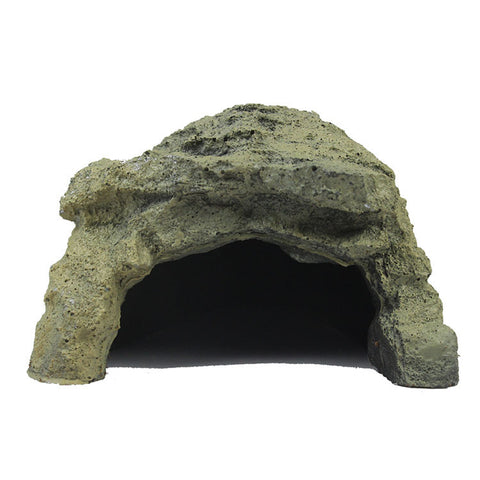 Abu I Pet resin hiding cave Reptile Box shelter Hole House Landscape HL-34