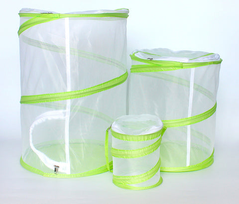 Abu I Pet Pop-up Cylinder-Shaped Insect Observe Cage Butterfly Habitat Cage