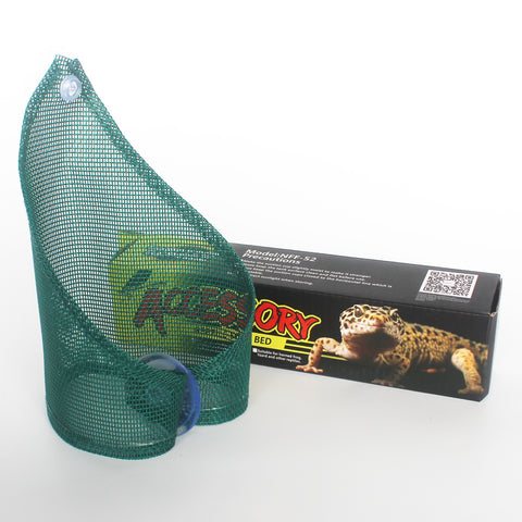 Abu I Pet Reptile perches Soft Bed mesh Hammock Green for Gecko Lizard