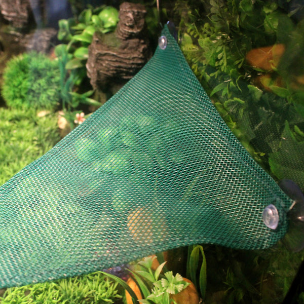 Abu I Pet Reptile perches Soft Bed mesh Hammock Green for Gecko Lizard