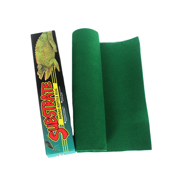 Abu I Pet Washable Reptile Carpet Fiber Pet Mat Substrate Liner - Green