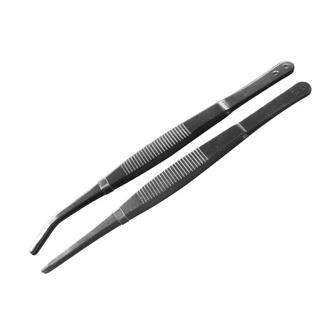 Abu I Pet reptiles Stainless steel tweezer with two type option Straight/Elbow