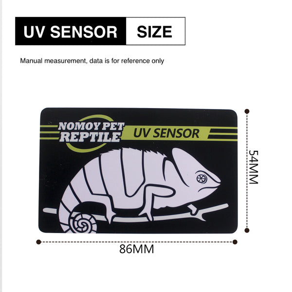 Abu I Pet UVB Tester Reptile Lamp UV Sensor Test Card for Reptile Breeding 2 Pcs